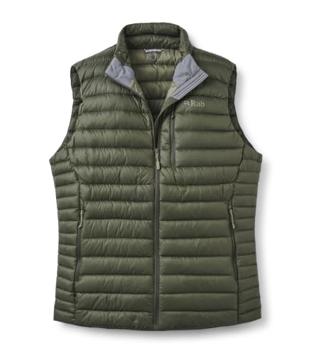 Rab Men's Microlight Down Vest - Army - S | 700-Fill Lightweight